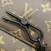 Upgraded Version M46795 M23742 Black Flower Embossed Men's Latest Messenger Bag Steamer