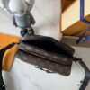 Upgraded Version M46795 M23742 Black Flower Embossed Men's Latest Messenger Bag Steamer