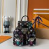 Upgraded Version [Real Photo, Own Background] (Quality Comparison) VENICE Backpack M13081-M46836 White Multicolor (Takashi Murakami)