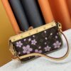 69306f386e68136f4d9a573f M13666 Pochette Accessoires Bag – A playful interpretation of the iconic Monogram canvas with Takashi Murakami's vibrant Cherry Blossom motif, revisiting the Louis Vuitton x Murakami collaboration with bold, whimsical style.