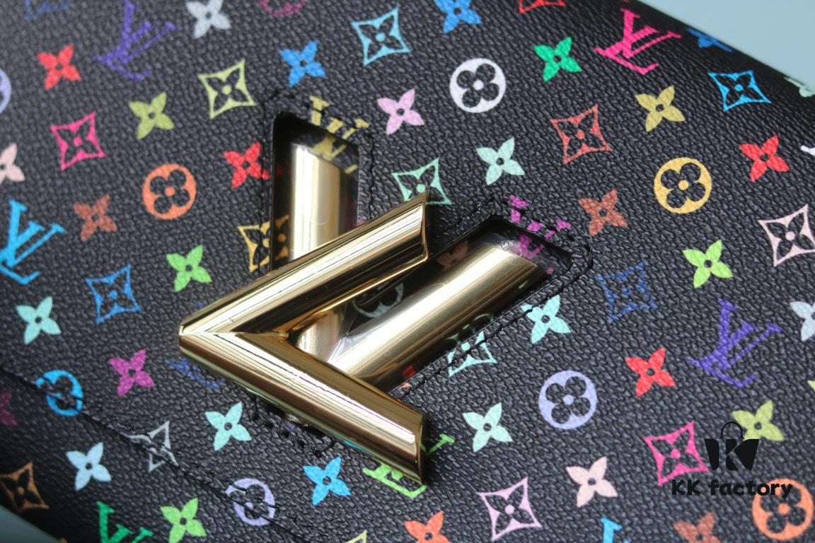 New Arrival Top Quality Original Version Replica LV TWIST Medium Handbag Epi Grain Leather with Monogram Pattern