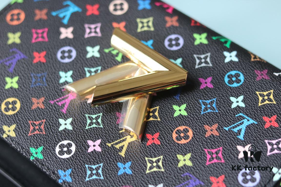 New Arrival Top Quality Original Version Replica LV TWIST Medium Handbag Epi Grain Leather with Monogram Pattern