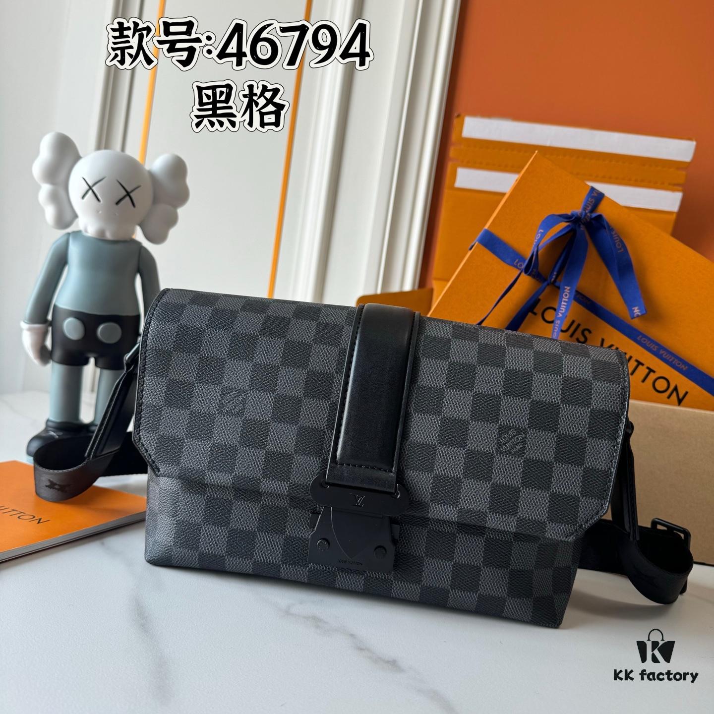 69306f596e68136f4d9a5774 Upgraded M46794 Black Floral, Old Floral, Black Check M23741 Embossed Latest S-Cape Messenger Bag