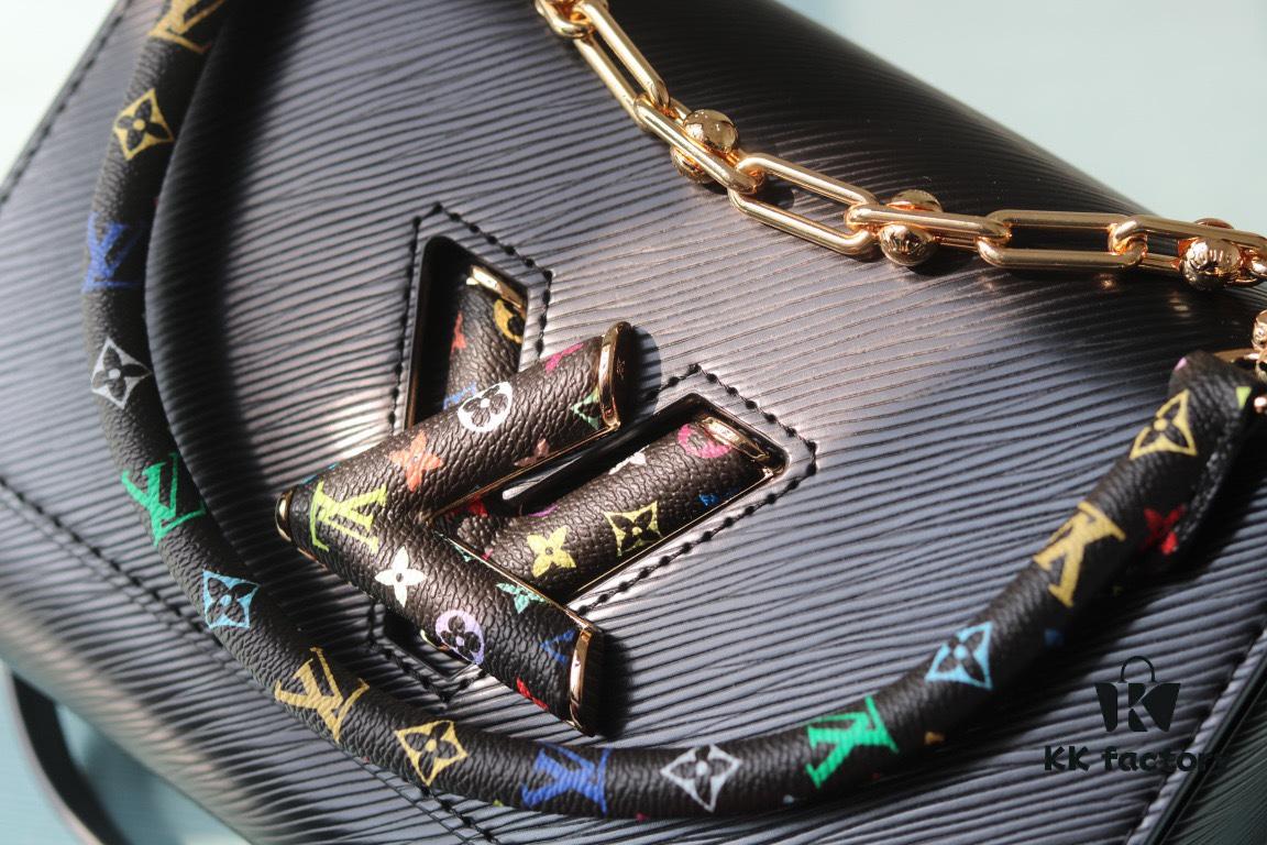 69306f5f6e68136f4d9a577f New Arrival Top Quality Original Version Replica LV Twist Medium Handbag Epi Grain Leather with Monogram Pattern