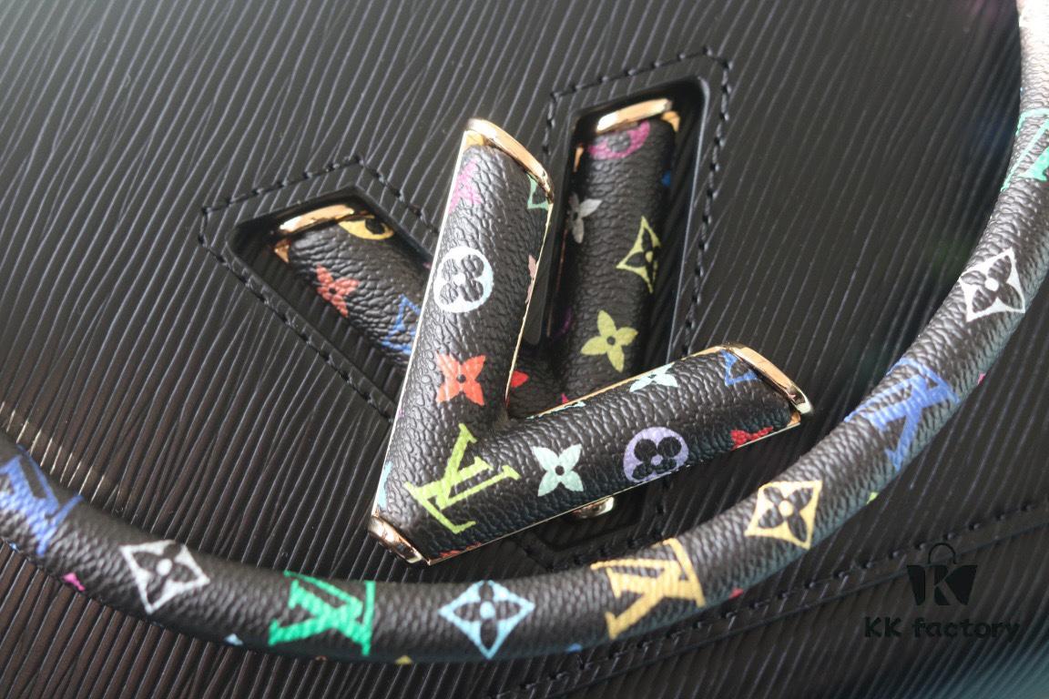 69306f616e68136f4d9a5781 New Arrival Top Quality Original Version Replica LV Twist Medium Handbag Epi Grain Leather with Monogram Pattern
