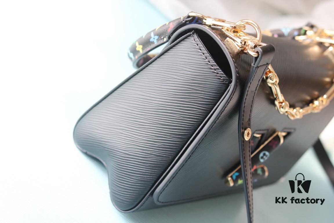 69306f626e68136f4d9a5782 New Arrival Top Quality Original Version Replica LV Twist Medium Handbag Epi Grain Leather with Monogram Pattern