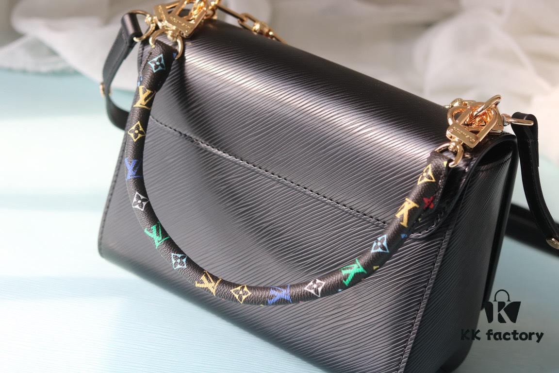 69306f626e68136f4d9a5784 New Arrival Top Quality Original Version Replica LV Twist Medium Handbag Epi Grain Leather with Monogram Pattern