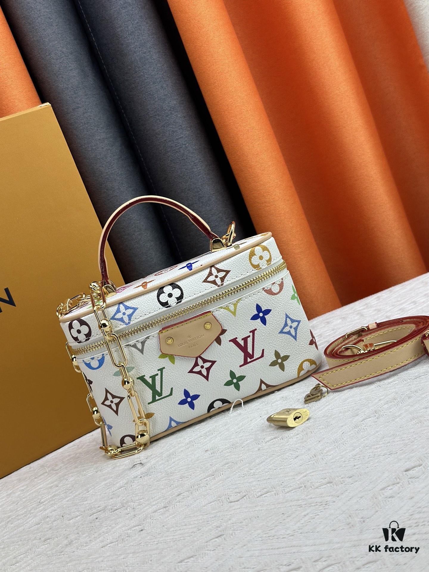 69306f696e68136f4d9a578f Official Latest Model, Authentic Craftsmanship, Real Photos - Vanity Pouch from Louis Vuitton x Takashi Murakami Reimagined Collection