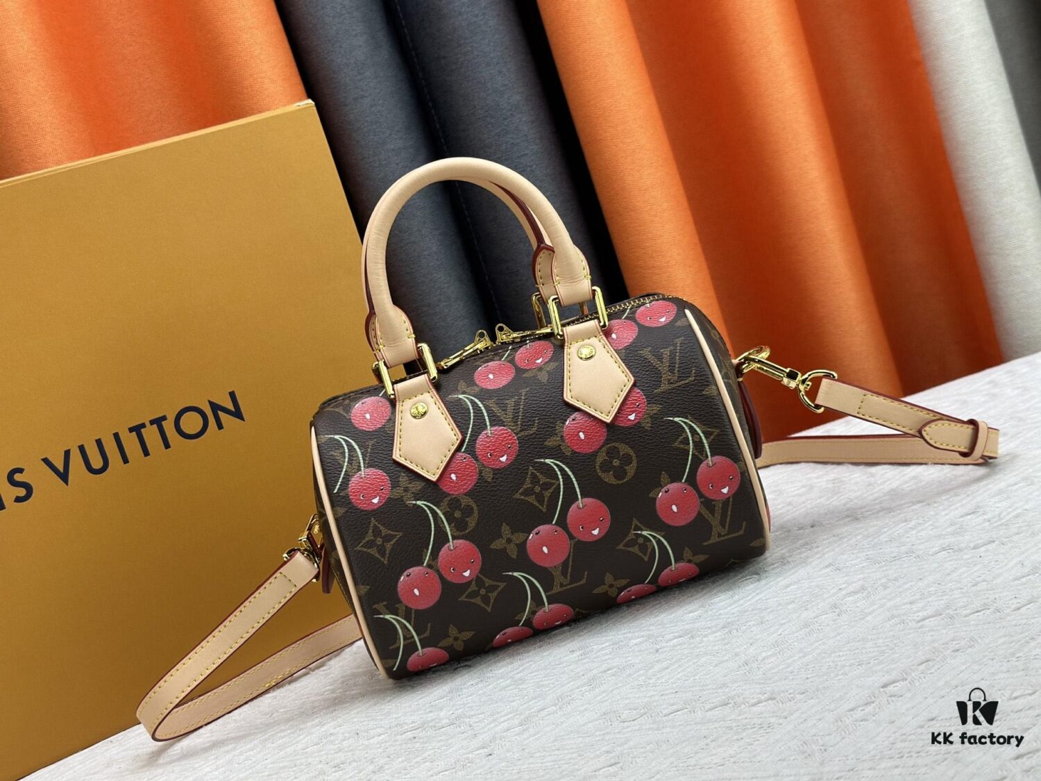 69306f6f6e68136f4d9a5797 Upgraded Original Cherry 🍒 M13094 M46234 M46222 Speedy Bandoulière 20 Handbag