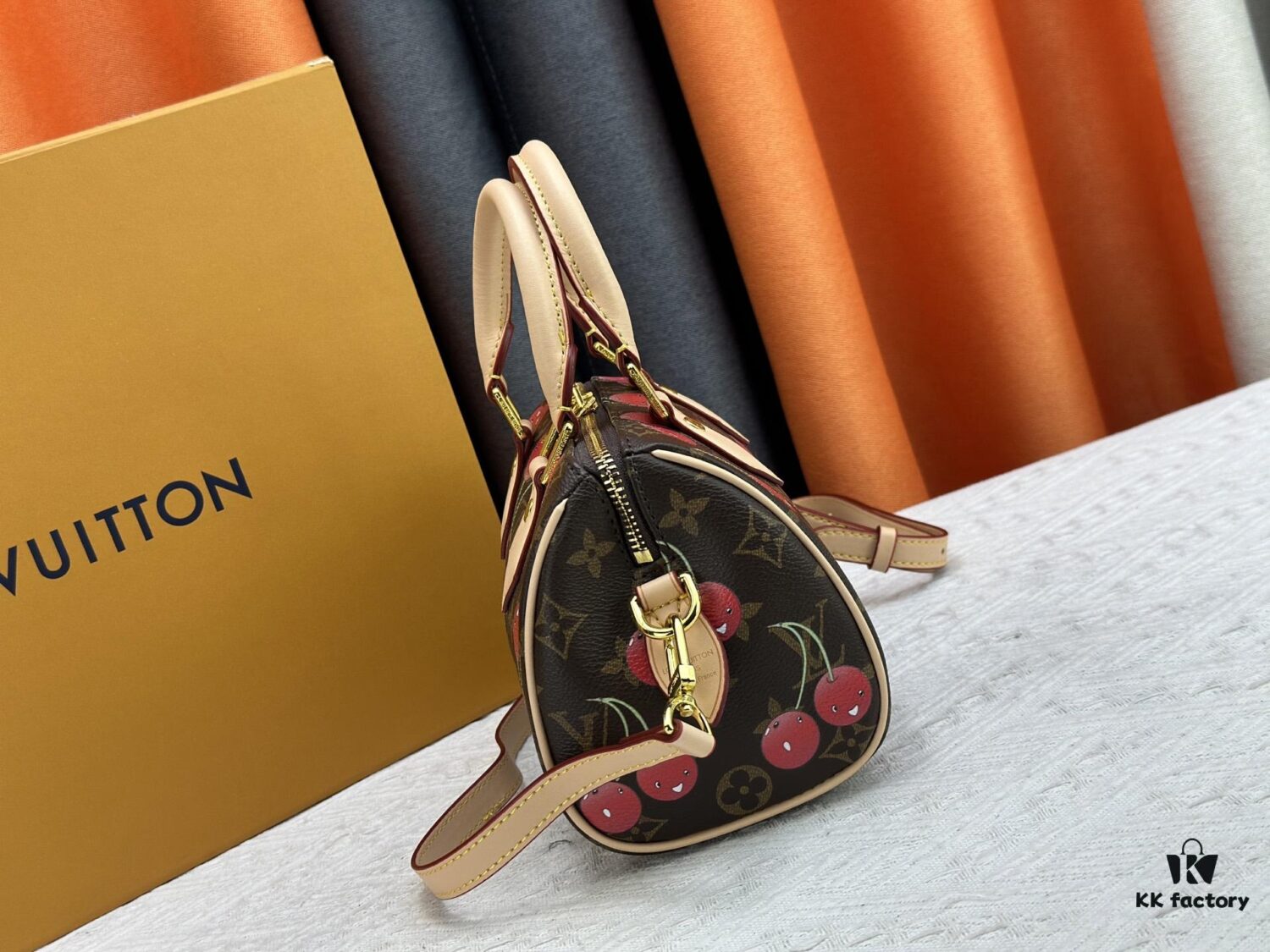 69306f706e68136f4d9a5799 Upgraded Original Cherry 🍒 M13094 M46234 M46222 Speedy Bandoulière 20 Handbag