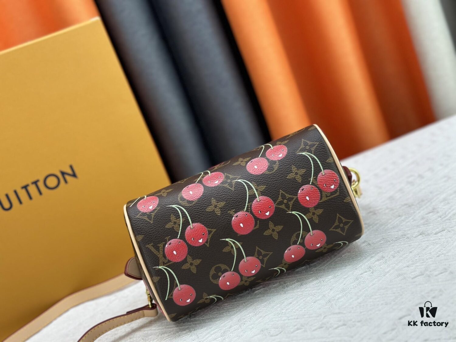 69306f726e68136f4d9a579a Upgraded Original Cherry 🍒 M13094 M46234 M46222 Speedy Bandoulière 20 Handbag