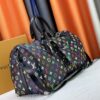 69306f936e68136f4d9a57c5 M13742 Multicolor White and Black Travel Bag New Arrival LV x TM KEEPALL BANDOULIÈRE 45