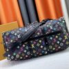 69306f946e68136f4d9a57c6 M13742 Multicolor White and Black Travel Bag New Arrival LV x TM KEEPALL BANDOULIÈRE 45