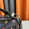 69306f946e68136f4d9a57c8 M13742 Multicolor White and Black Travel Bag New Arrival LV x TM KEEPALL BANDOULIÈRE 45