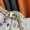 69306f9d6e68136f4d9a57d2 M13742 Multicolor White and Black Travel Bag, LV x TM KEEPALL BANDOULIÈRE 45, Current Season New Arrival