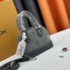 Upgraded Original Embossed Denim [Alma Nano Shell Handbag] M82717 Mini Shell Bag Series New Launch Nano Alma Bag