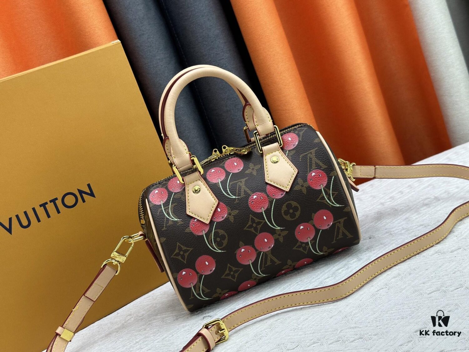 69306fb76e68136f4d9a57f1 Upgraded Original Cherry 🍒 M13094 M46234 M46222 Speedy Bandoulière 20 Handbag