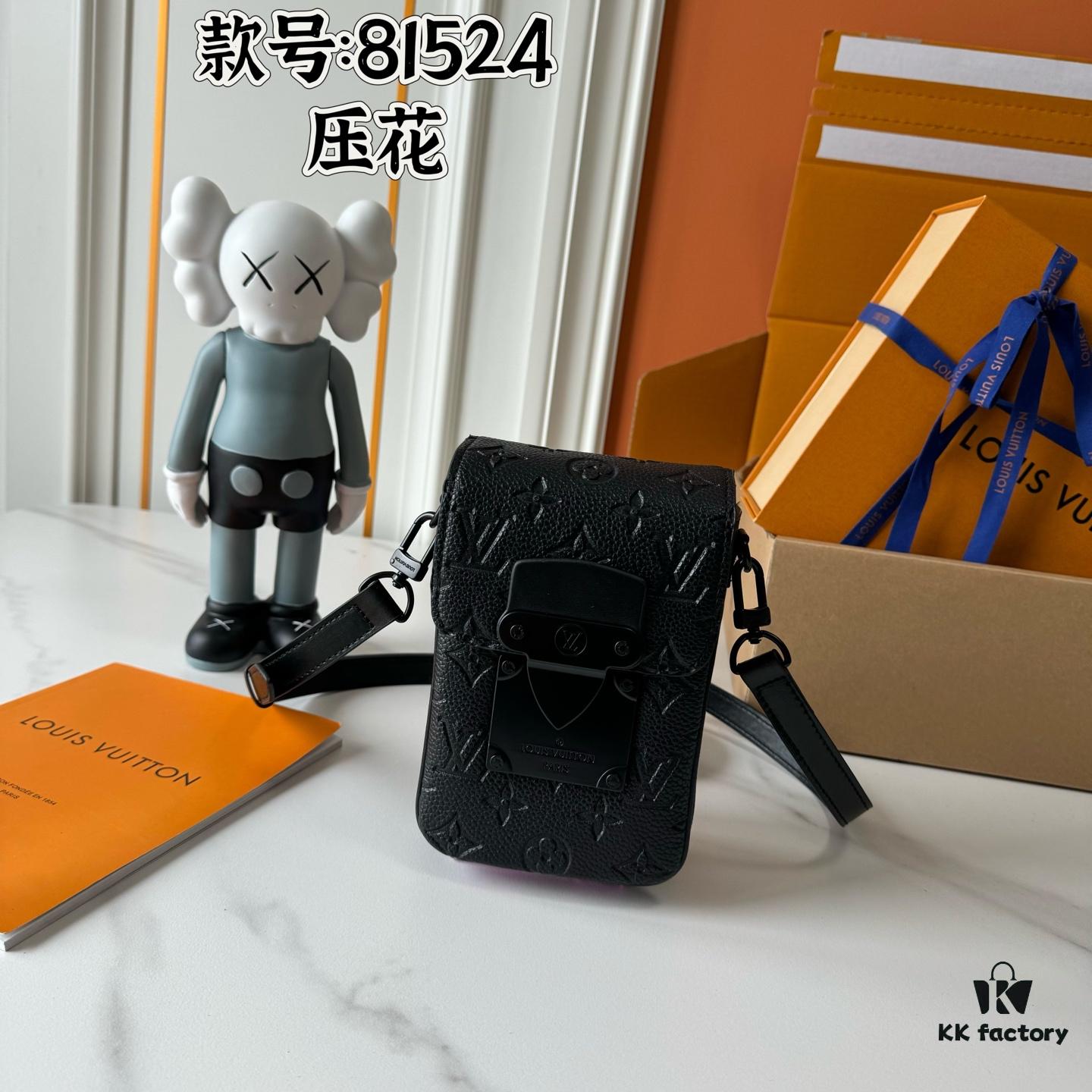 693070146e68136f4d9a5877 Upgraded M81522 M81524 M82252 M82535 M82568 S-LOCK VERTICAL WEARABLE Wallet in LV Monogram Macassar Canvas – Multicolor Coated Canvas with Black Leather Trim