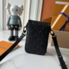 693070186e68136f4d9a587e Upgraded M81522 M81524 M82252 M82535 M82568 S-LOCK VERTICAL WEARABLE Wallet in LV Monogram Macassar Canvas – Multicolor Coated Canvas with Black Leather Trim