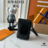 6930701d6e68136f4d9a5885 Upgraded M81522 M81524 M82252 M82535 M82568 S-LOCK VERTICAL WEARABLE Wallet in LV Classic Monogram Macassar Canvas – Multicolor Print Including Onyx, Black, Embossed, Grey-Embossed, Burgundy, Green, and Orange (M82535 with Black Strap Option)