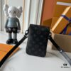 6930701f6e68136f4d9a5888 Upgraded M81522 M81524 M82252 M82535 M82568 S-LOCK VERTICAL WEARABLE Wallet in LV Classic Monogram Macassar Canvas – Multicolor Print Including Onyx, Black, Embossed, Grey-Embossed, Burgundy, Green, and Orange (M82535 with Black Strap Option)