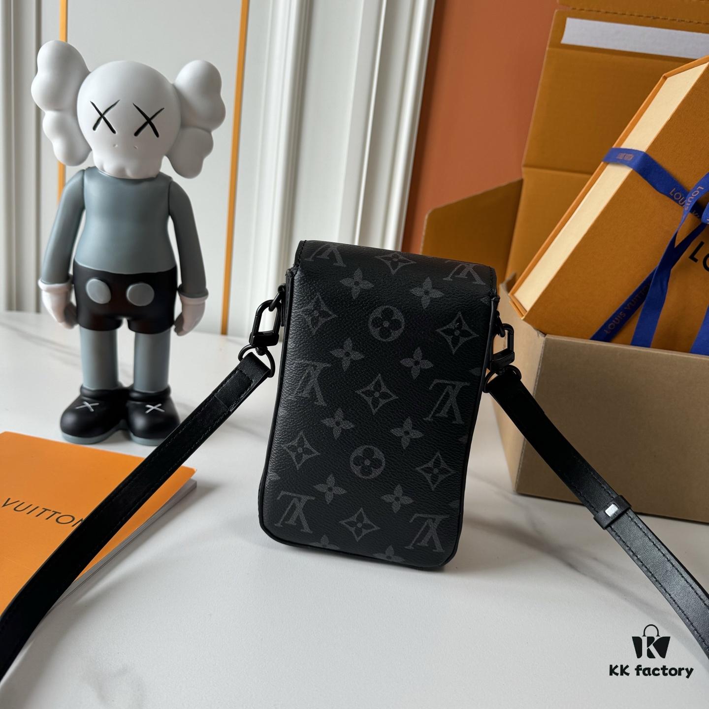 6930701f6e68136f4d9a5888 Upgraded M81522 M81524 M82252 M82535 M82568 S-LOCK VERTICAL WEARABLE Wallet in LV Classic Monogram Macassar Canvas – Multicolor Print Including Onyx, Black, Embossed, Grey-Embossed, Burgundy, Green, and Orange (M82535 with Black Strap Option)