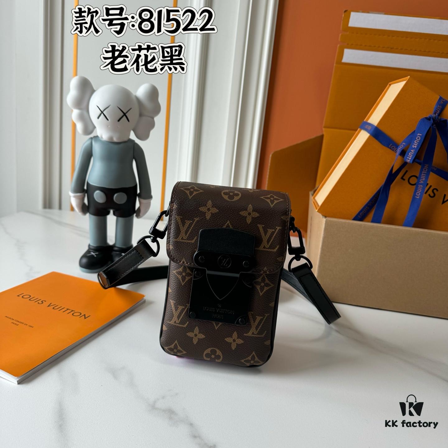 693070206e68136f4d9a588c Upgraded M81522 M81524 M82252 M82535 M82568 S-LOCK VERTICAL WEARABLE Wallet in LV Monogram Macassar Canvas – Multicolor Print (Including Classic Brown, Black Floral, Embossed Pattern, Grey Embossed, Plum, Green, and Orange with Black Strap for M82535)