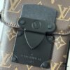 693070256e68136f4d9a5891 Upgraded M81522 M81524 M82252 M82535 M82568 S-LOCK VERTICAL WEARABLE Wallet in LV Monogram Macassar Canvas – Multicolor Print (Including Classic Brown, Black Floral, Embossed Pattern, Grey Embossed, Plum, Green, and Orange with Black Strap for M82535)