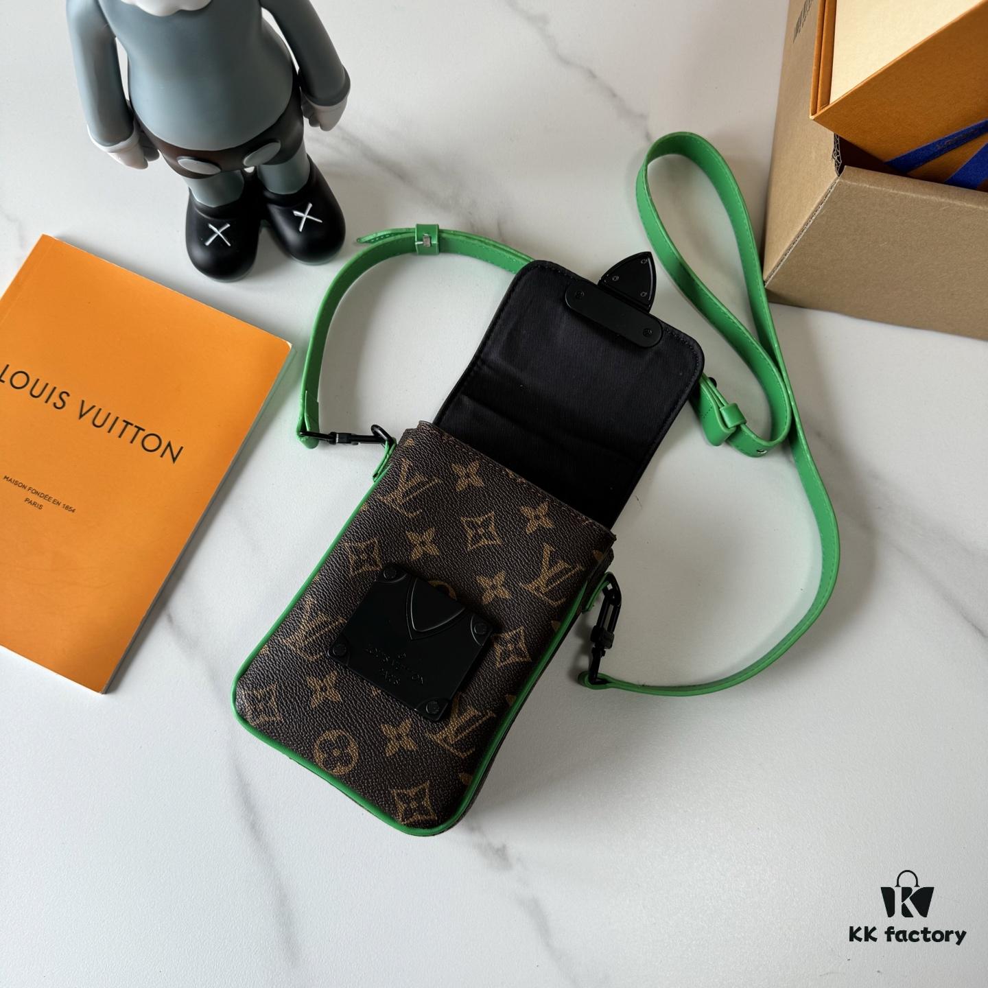 6930702f6e68136f4d9a58a3 Upgraded M81522 M81524 M82252 M82535 M82568 S-LOCK VERTICAL WEARABLE Wallet in Classic Monogram Macassar Canvas – Multicolor Print (Including Old Flower Black, Black Flower, Embossed Pattern, Grey Embossed, Old Flower Purple, Old Flower Green, Old Flower Orange with Black Strap for M82535)