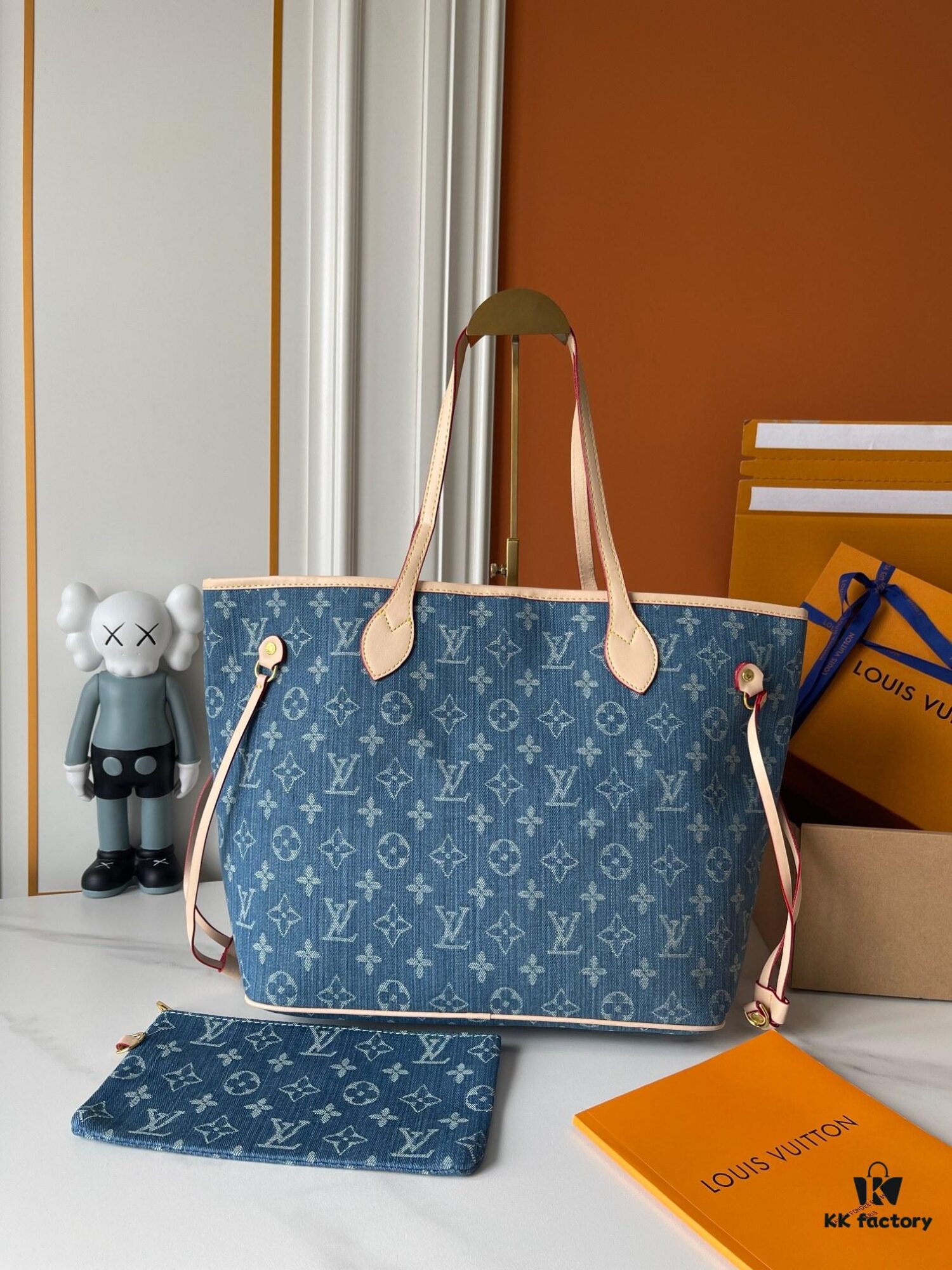 6930703d6e68136f4d9a58b8 Upgraded M40995 Medium Denim Jacquard Tote Bag 💋💋 Louis Vuitton New Neverfull – A Fresh Take on a Classic Handbag