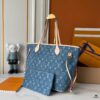 693070416e68136f4d9a58b9 Upgraded M40995 Medium Denim Jacquard Tote Bag 💋💋 Louis Vuitton New Neverfull – A Fresh Take on a Classic Handbag