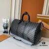 6930704a6e68136f4d9a58c8 Upgraded Version Latest Model M22532 M41416 M44810 Black GG, Embossed GG, Crosshatch Keepall Shoulder Bag 50 Travel Bag