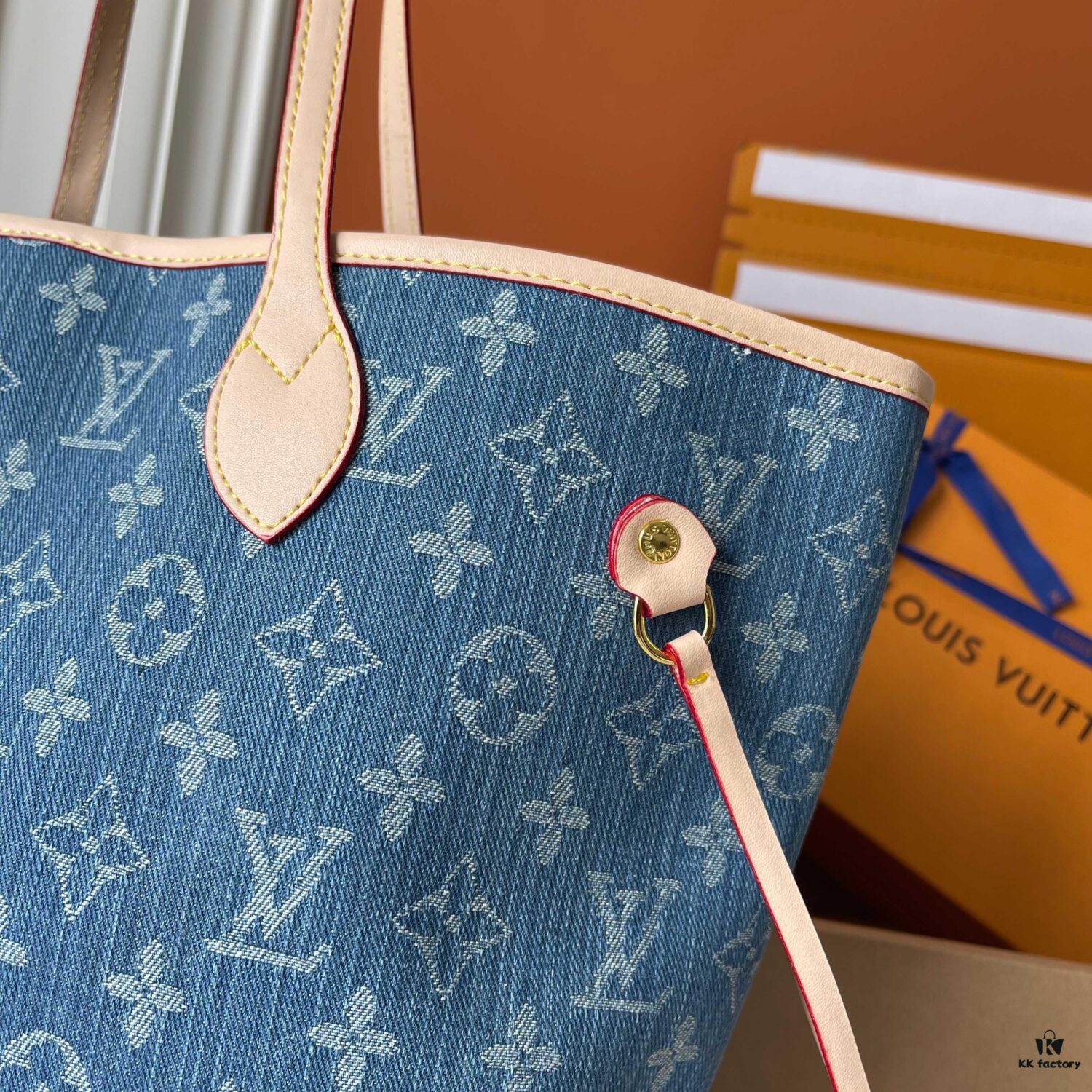 6930704a6e68136f4d9a58c9 Upgraded M40995 Medium Denim Jacquard Tote Bag 💋💋 Louis Vuitton New Neverfull – A Fresh Take on a Classic Handbag