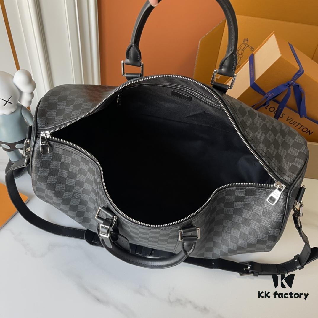 6930704f6e68136f4d9a58cf Upgraded Version Latest Model M22532 M41416 M44810 Black GG, Embossed GG, Crosshatch Keepall Shoulder Bag 50 Travel Bag