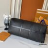 693070526e68136f4d9a58d4 Upgraded Version Latest Model M22532 M41416 M44810 Black Grid Pressed Grid Cross Texture Keepall Bandoulière 50 Travel Bag