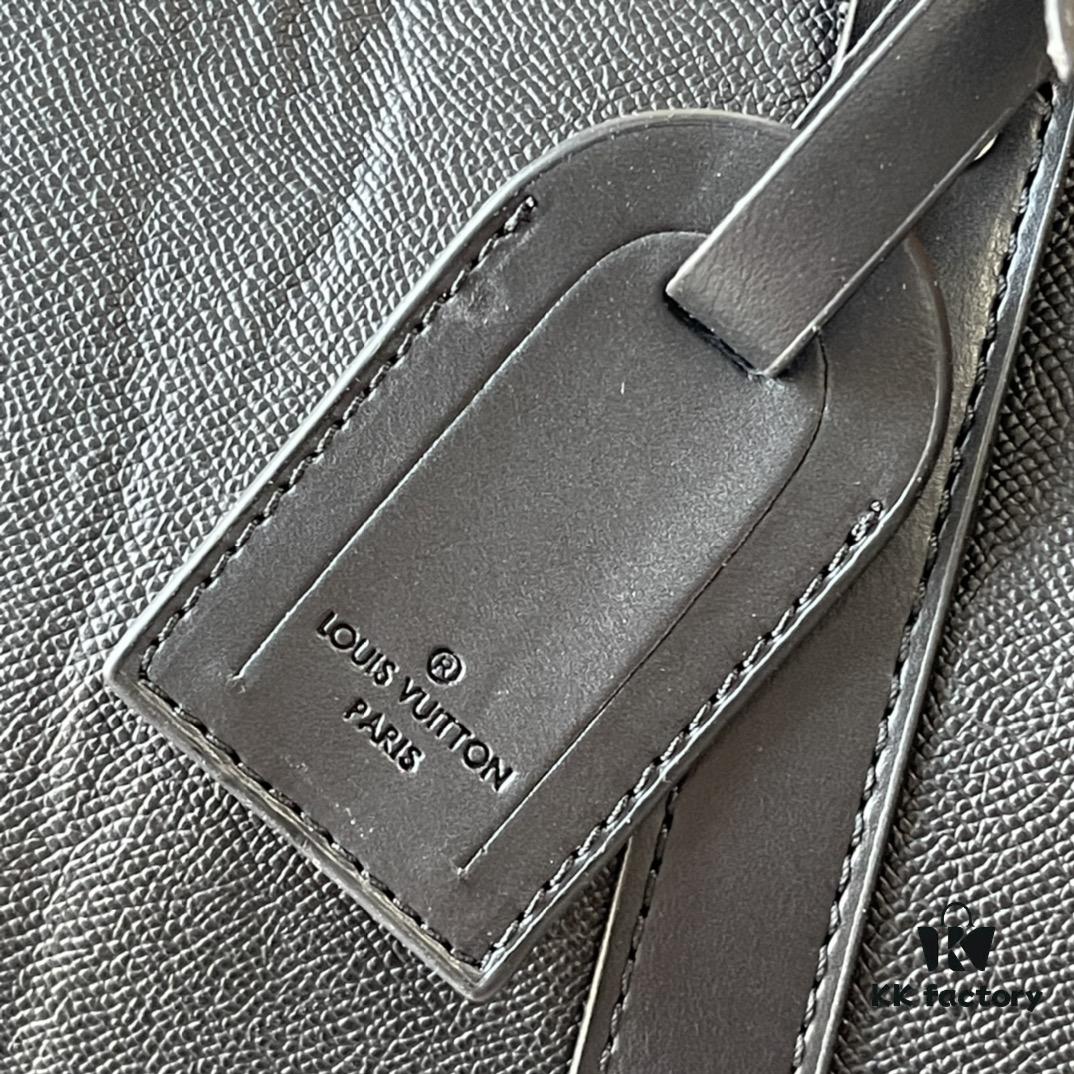 693070536e68136f4d9a58d7 Upgraded Version Latest Model M22532 M41416 M44810 Black Grid Pressed Grid Cross Texture Keepall Bandoulière 50 Travel Bag