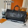 693070546e68136f4d9a58db Upgraded Version Latest Model M22532 M41416 M44810 Black Grid Pressed Grid Cross Texture Keepall Bandoulière 50 Travel Bag