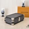 Top-Grade Original M4700B [Exclusive Shoot, Upgraded Authentic Version] 8-Watch Case with Black Grid and Purple Interior