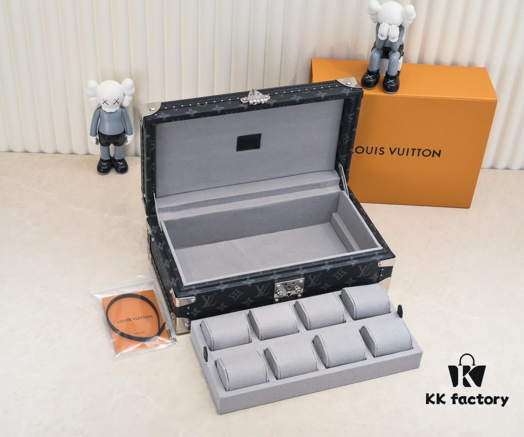 Top-tier Original M4700B [Exclusive Shoot, Upgraded Original Version] 8-Piece Watch Box Black Flower