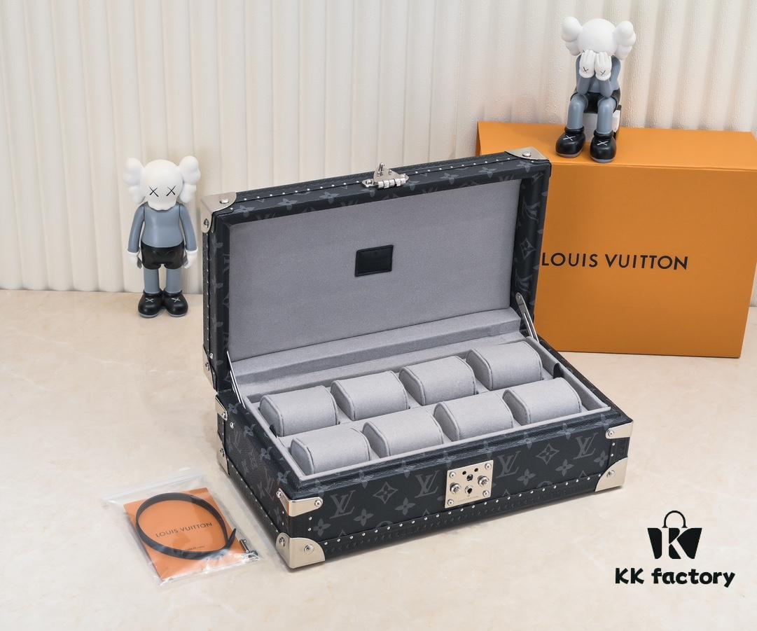 Top-tier Original M4700B [Exclusive Shoot, Upgraded Original Version] 8-Piece Watch Box Black Flower