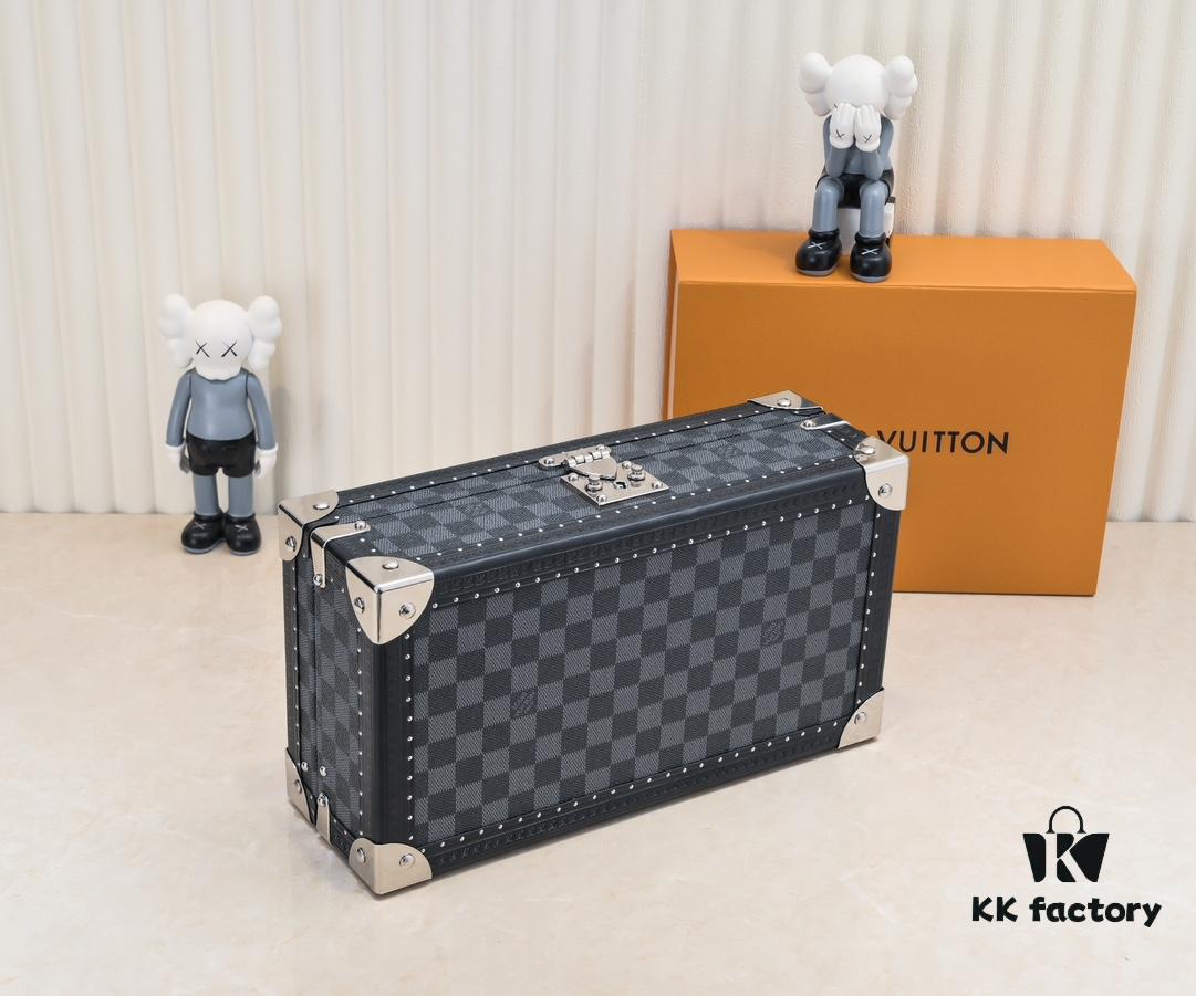 Top-Grade Original M4700B [Exclusive Shoot, Upgraded Original Version] 8-Piece Watch Box in Black Grid