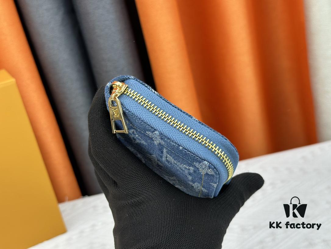 6930707a6e68136f4d9a5926 M82958 Blue Denim Zippy Wallet Collection