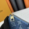 6930707b6e68136f4d9a5928 M82958 Blue Denim Zippy Wallet Collection