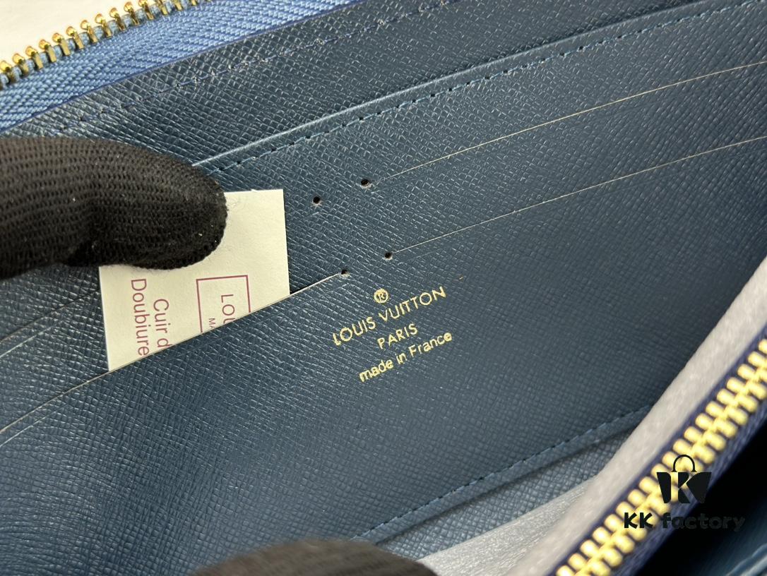 6930707b6e68136f4d9a5929 M82958 Blue Denim Zippy Wallet Collection