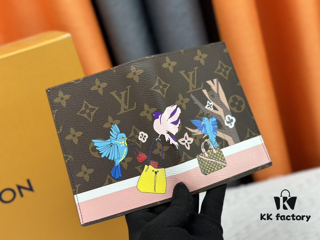 693070916e68136f4d9a5956 Wallet M60410 Monogram Bird 👏👏 Vivienne Holidays 2022 Collection Passport Holder Celebrating Louis Vuitton's Travel Spirit