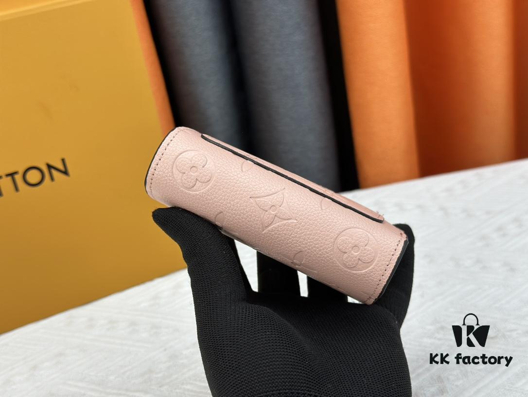 693070b26e68136f4d9a5999 LV Top Replica M80152 Cléa Wallet Made of Monogram Empreinte Soft Grained Calfskin with Signature Monogram Embossed Pattern