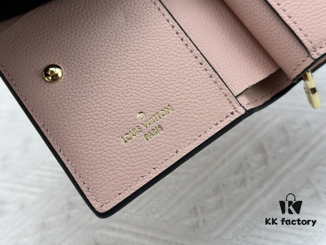 693070b46e68136f4d9a599f LV Top Replica M80152 Cléa Wallet Made of Monogram Empreinte Soft Grained Calfskin with Signature Monogram Embossed Pattern