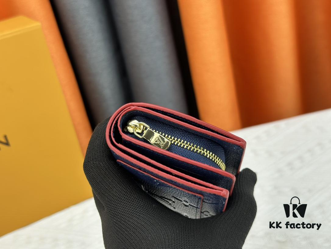 693070bf6e68136f4d9a59b4 LV Top Quality Replica M80152 Cléa Wallet in Monogram Empreinte Soft Grain Leather