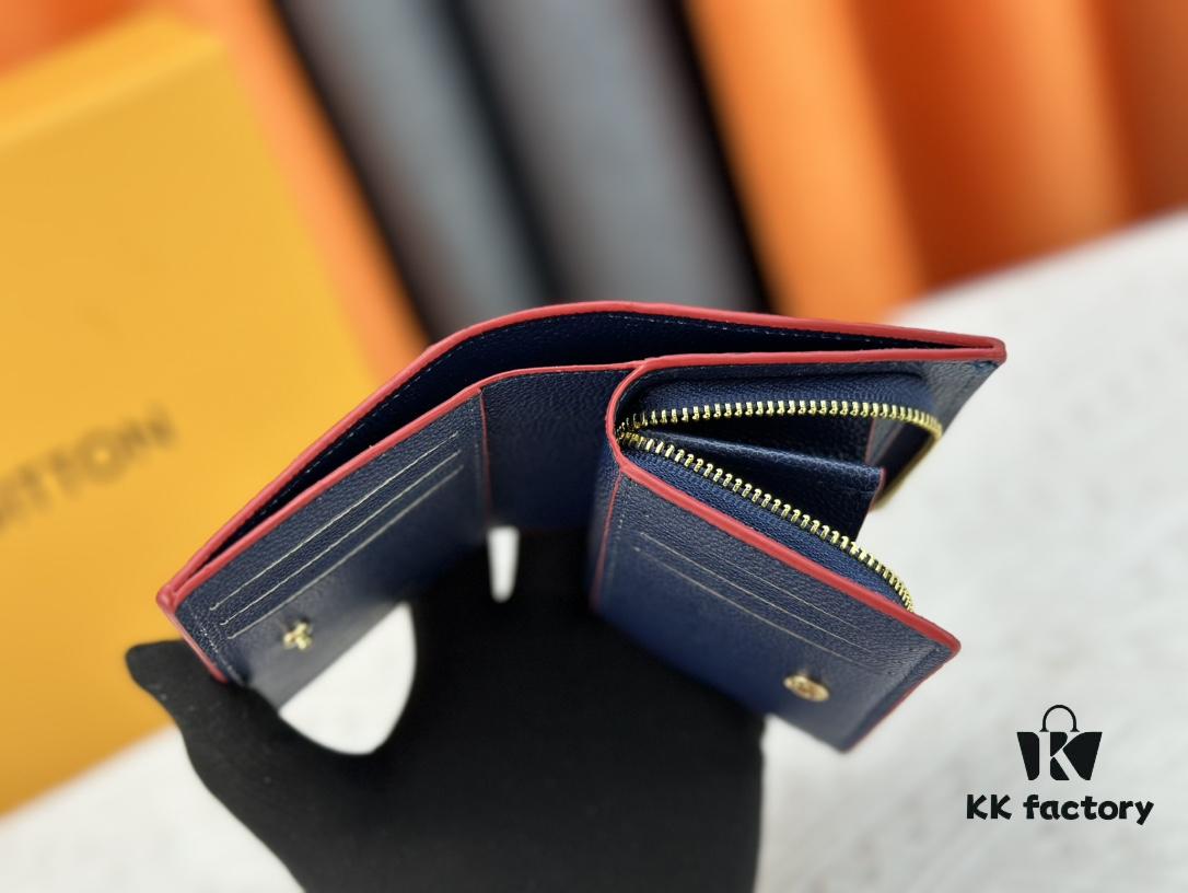 693070c06e68136f4d9a59b8 LV Top Quality Replica M80152 Cléa Wallet in Monogram Empreinte Soft Grain Leather
