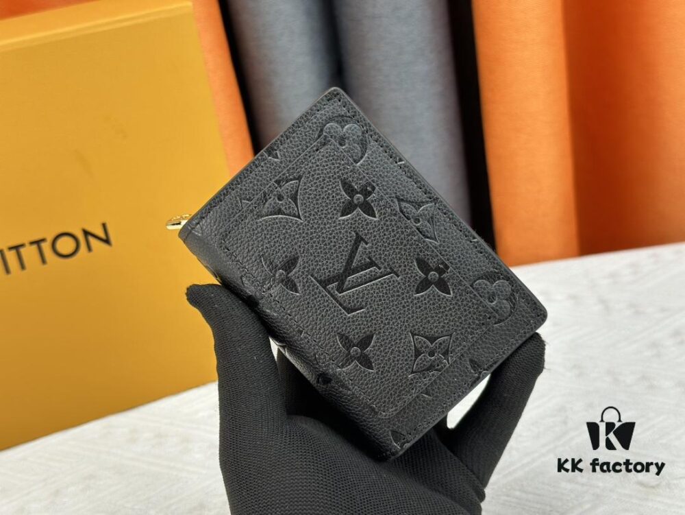 693070c16e68136f4d9a59ba LV Top Clone M80152 Cléa Wallet in Monogram Empreinte Soft Grained Calfskin with Signature Pattern